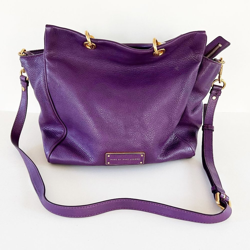 Marc Jacobs LIMITED EDITION Leather Tote PLUM